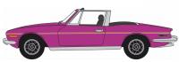 76TS005 Oxford Diecast Triumph Stag Magenta